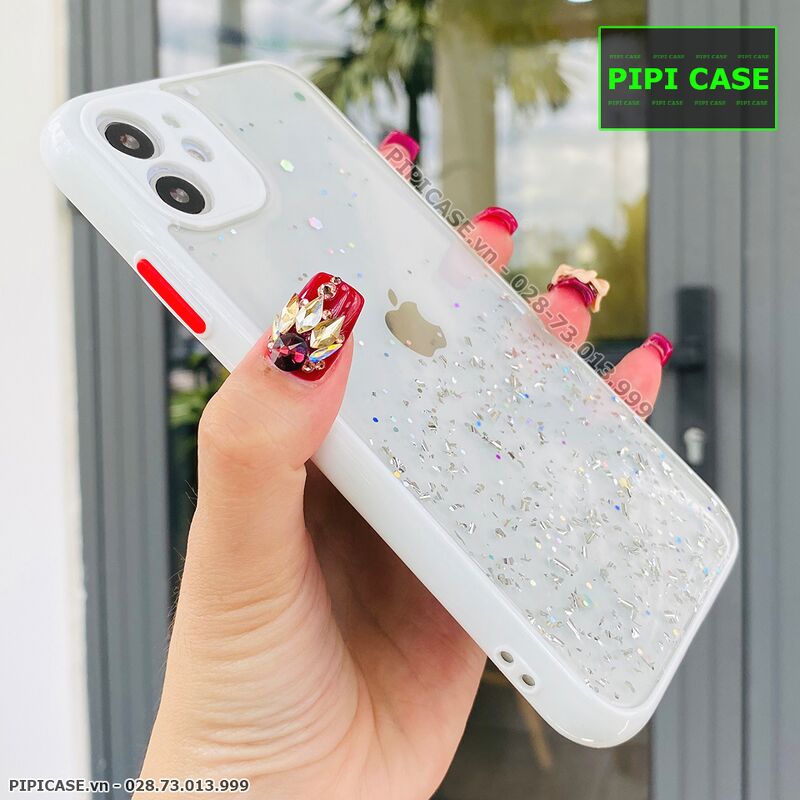Ốp Lưng iPhone 11 - Lấp Lánh - Trắng 2