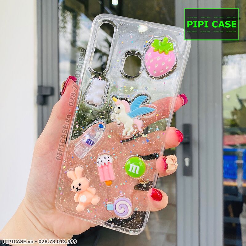 Ốp Lưng Oppo A31 - Họa Tiết Nổi - Dâu Tây