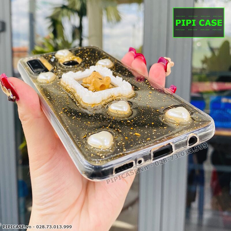 Ốp Lưng Oppo A31 - Họa Tiết Nổi - Gấu