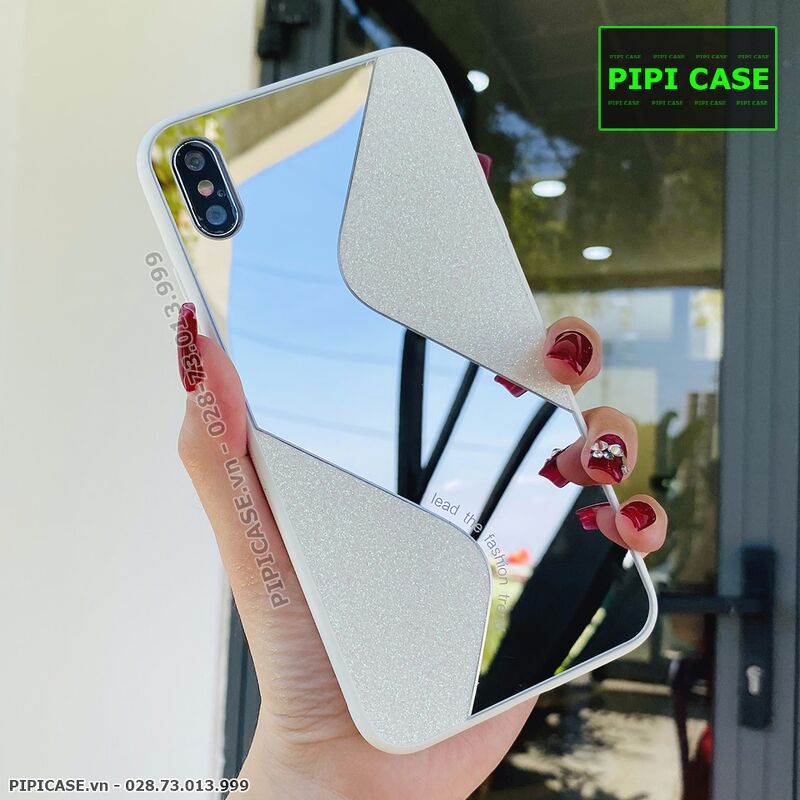 Ốp Lưng iPhone XS Max - Glitter Mirror - Trắng