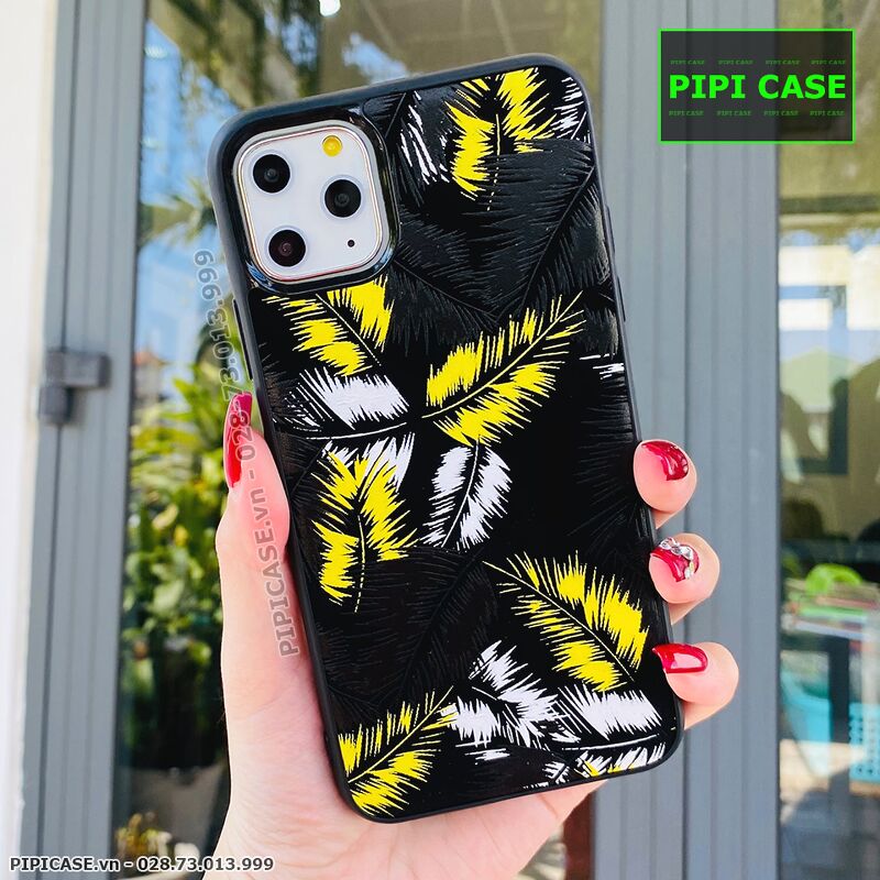 Ốp Lưng iPhone 11 Pro Max - Feathers - Vàng