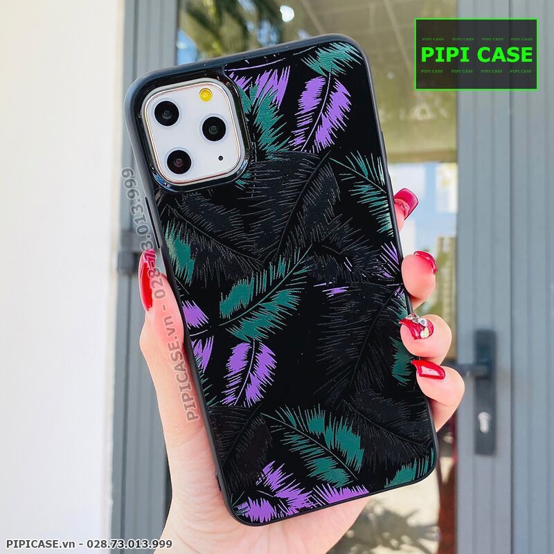 Ốp Lưng iPhone 11 Pro Max - Feathers - Tím