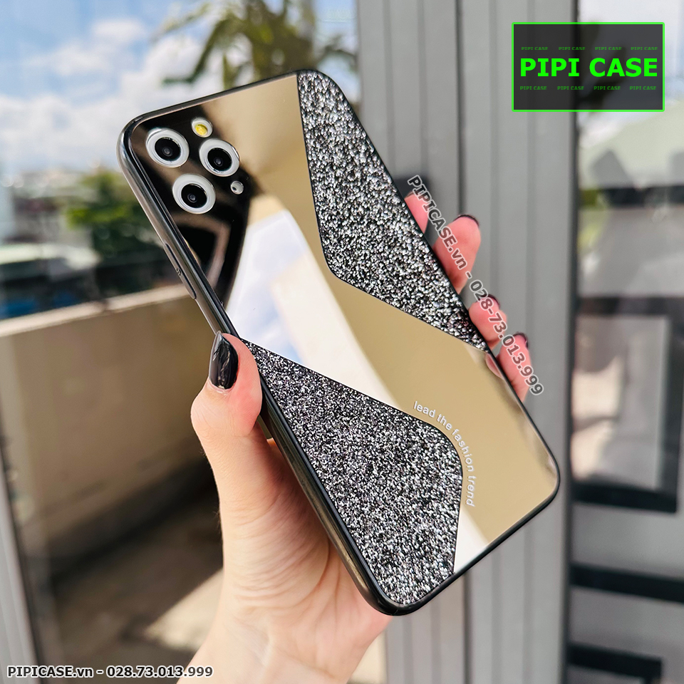 Ốp Lưng iPhone 11 Pro Max - Glitter Mirror - Đen