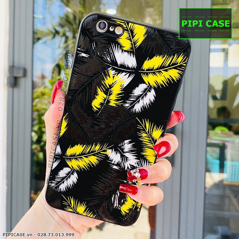 Ốp Lưng iPhone 6 / 6S - Feathers - Vàng