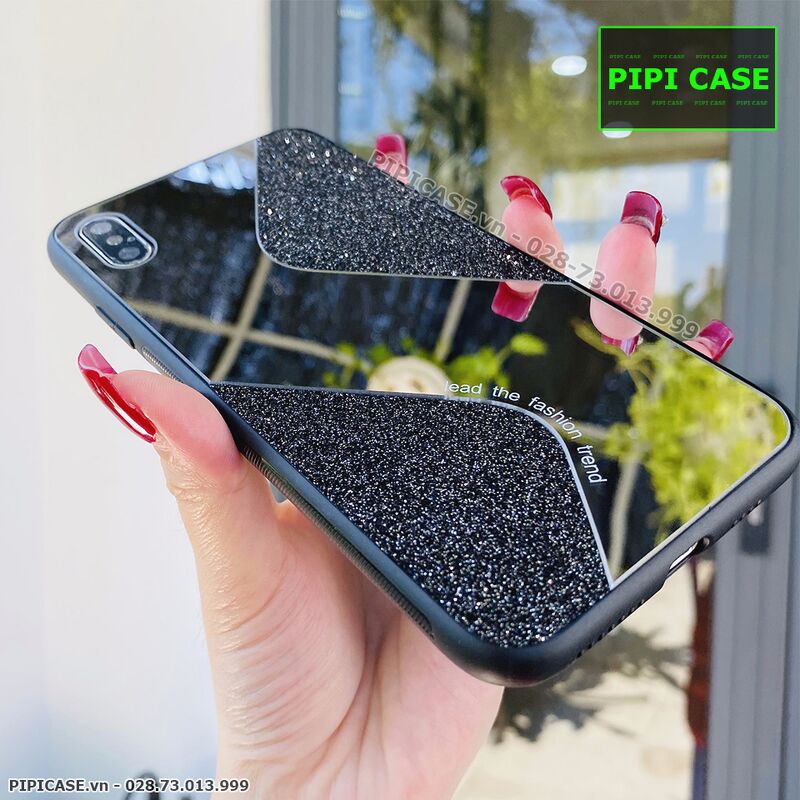 Ốp Lưng iPhone XS Max - Glitter Mirror - Đen