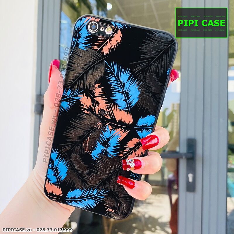 Ốp Lưng iPhone 6 / 6S - Feathers - Xanh Dương