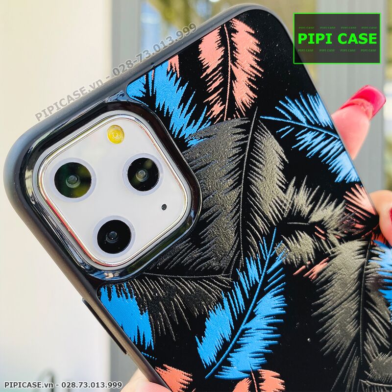 Ốp Lưng iPhone 11 Pro Max - Feathers - Xanh Dương