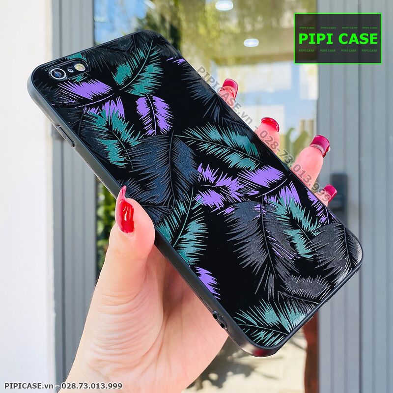 Ốp Lưng iPhone 6 Plus / 6S Plus - Feathers - Tím
