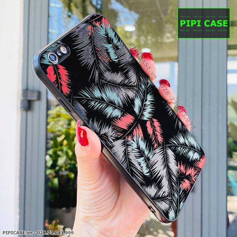 Ốp Lưng iPhone 6 Plus / 6S Plus - Feathers - Đỏ