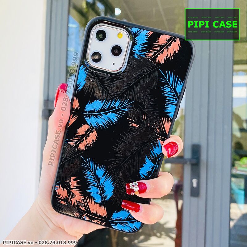 Ốp Lưng iPhone 11 Pro Max - Feathers - Xanh Dương