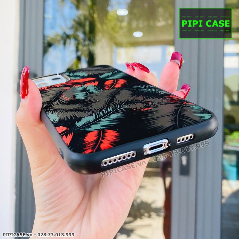 Ốp Lưng iPhone 11 Pro Max - Feathers - Đỏ