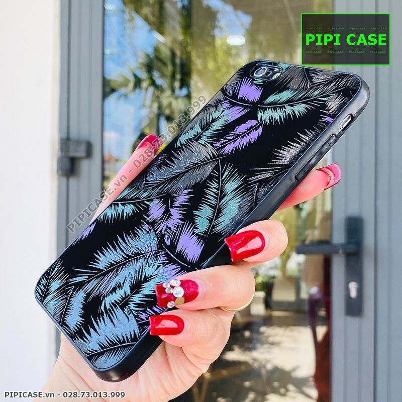 Ốp Lưng iPhone 6 Plus / 6S Plus - Feathers - Tím