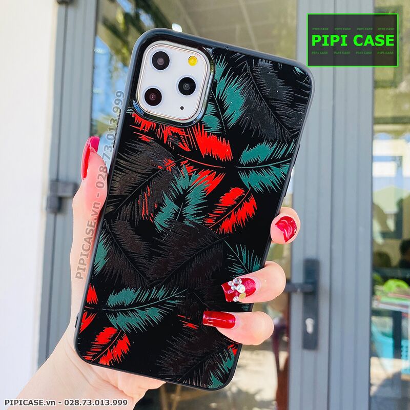 Ốp Lưng iPhone 11 Pro Max - Feathers - Đỏ