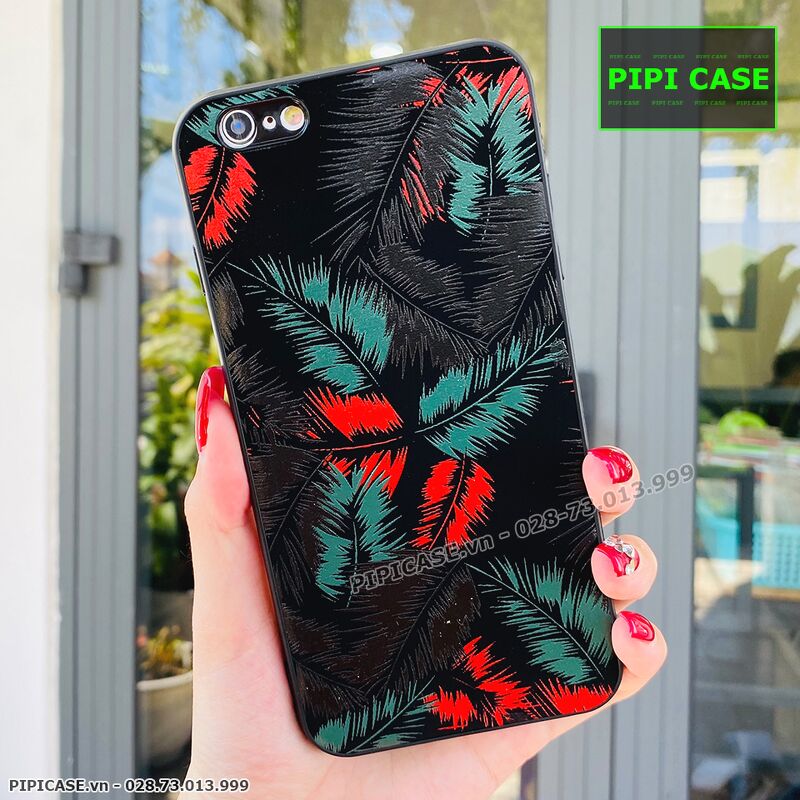 Ốp Lưng iPhone 6 Plus / 6S Plus - Feathers - Đỏ