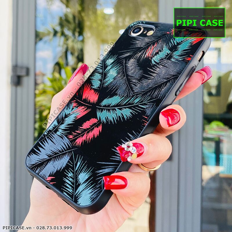Ốp Lưng iPhone 7 / 8 - Feathers - Đỏ