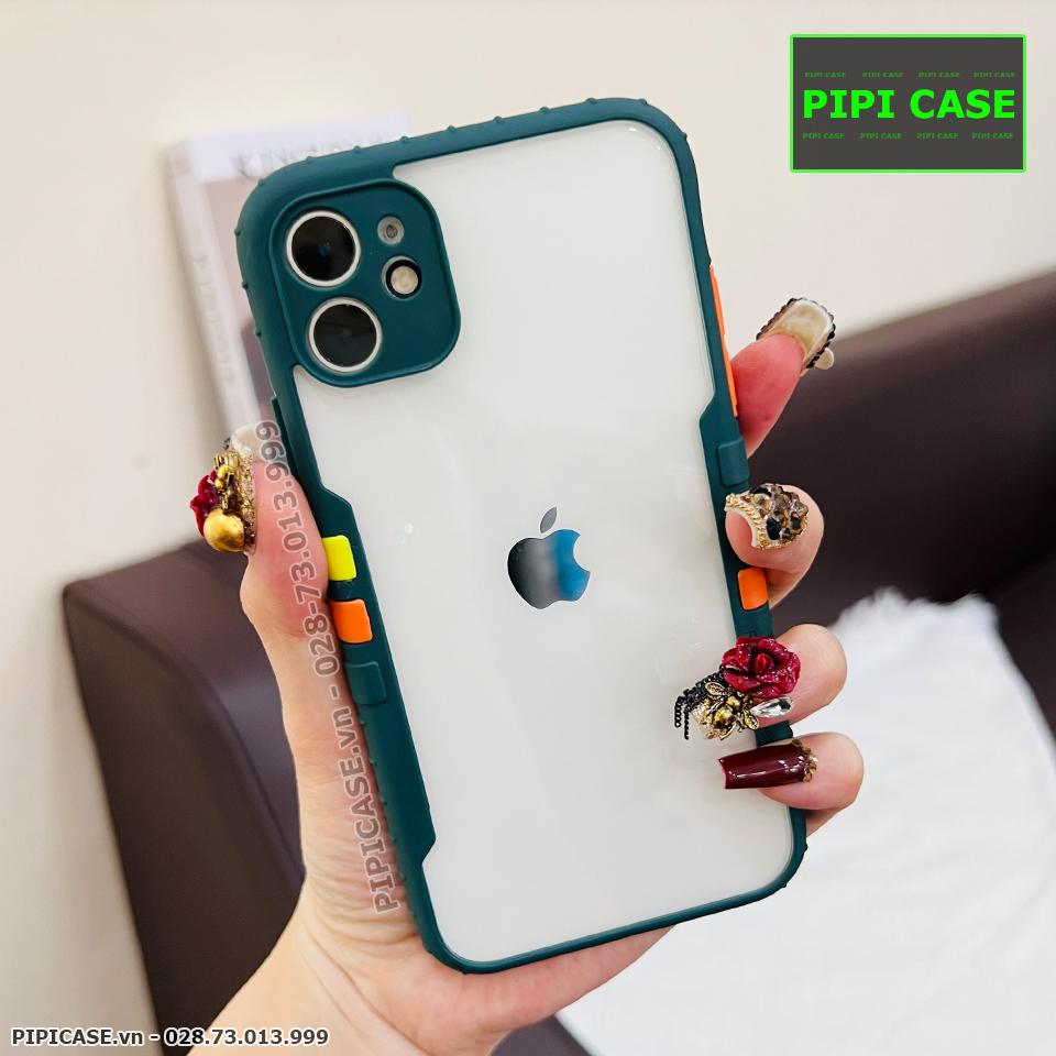 Ốp Lưng iPhone 11 - Running Man - Xanh Rêu