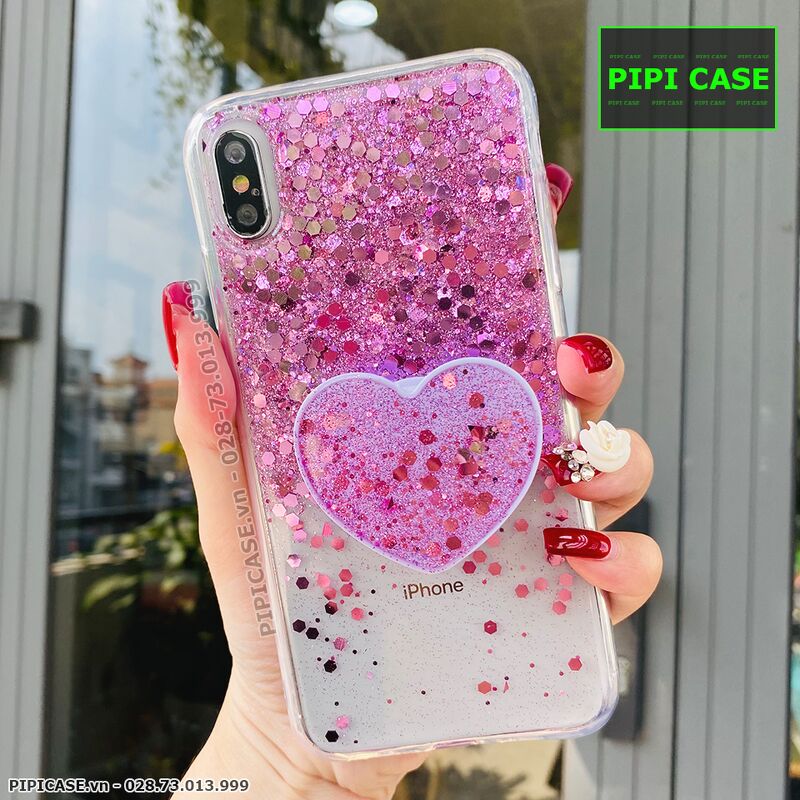 Ốp Lưng iPhone X / XS - Super Star - Tím