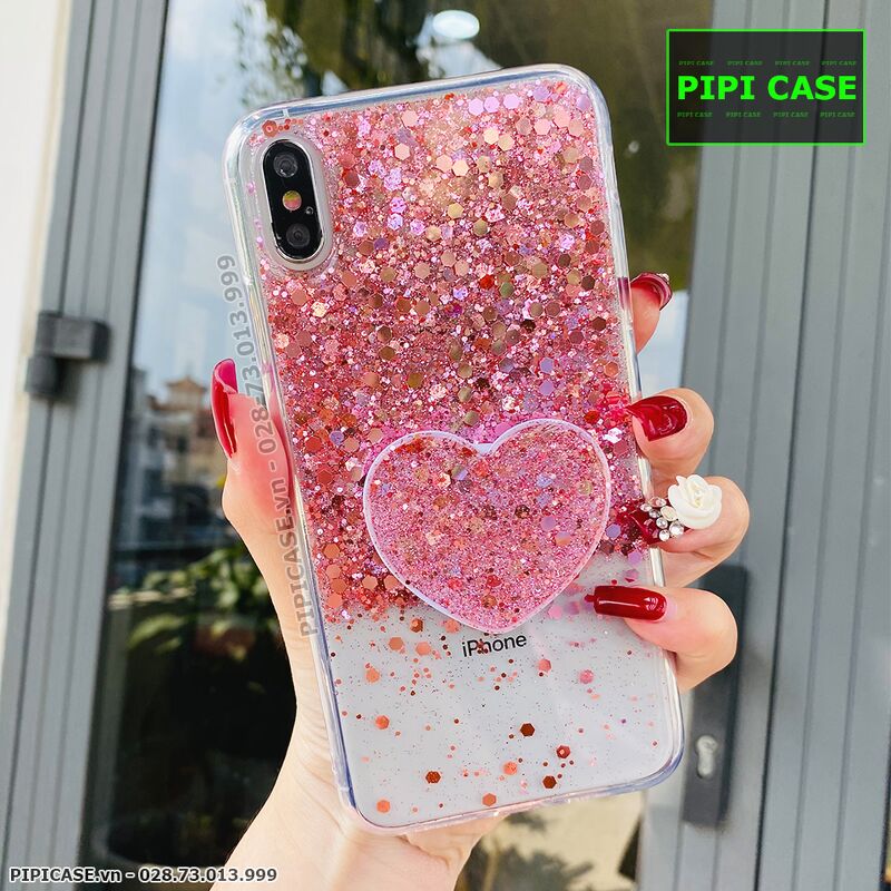 Ốp Lưng iPhone X / XS - Super Star - Hồng