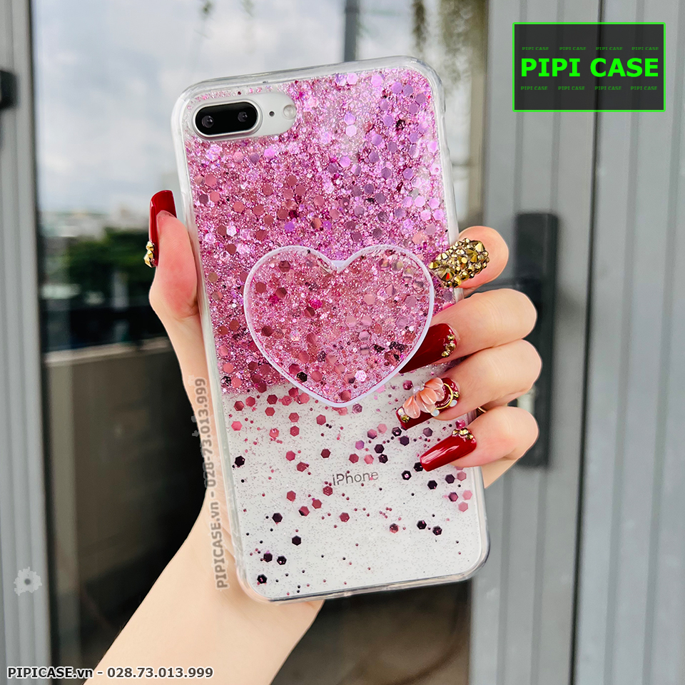 Ốp Lưng iPhone 8 Plus - Super Star - Tím