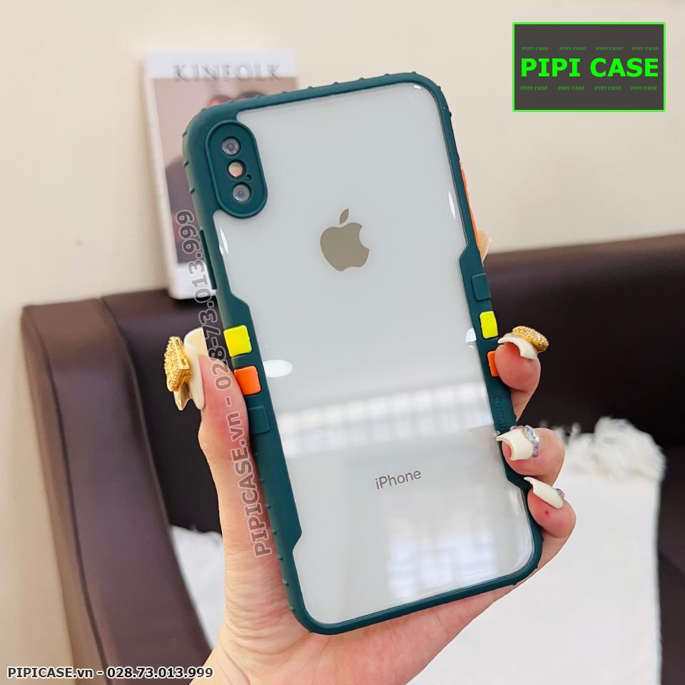 Ốp Lưng iPhone X / XS - Running Man - Xanh Rêu