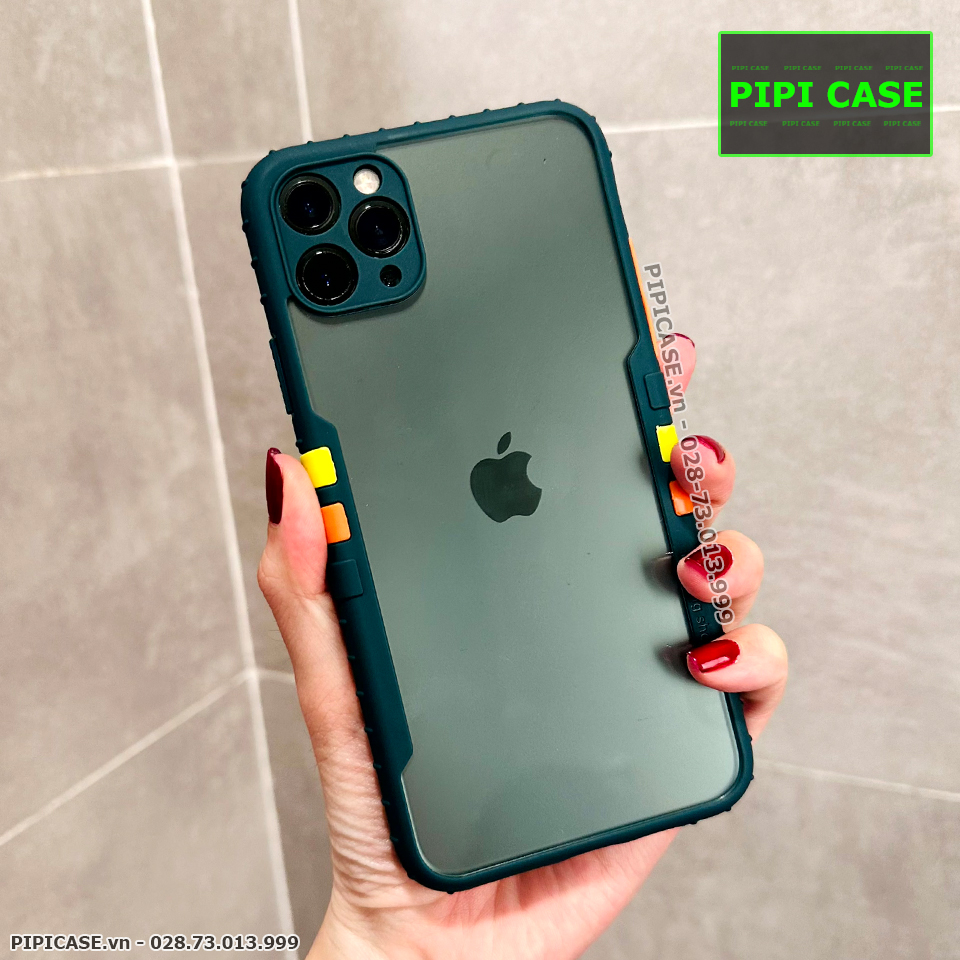 Ốp Lưng iPhone 11 Pro Max - Running Man - Xanh Rêu