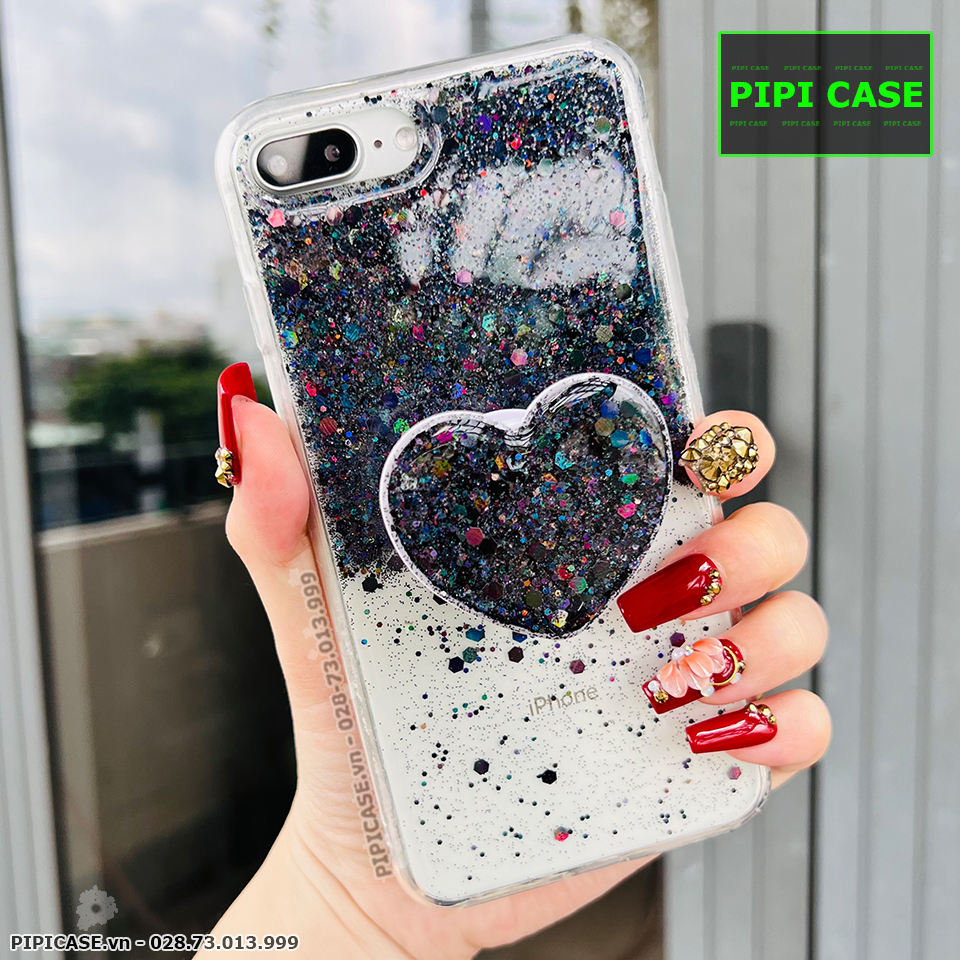 Ốp Lưng iPhone  8 Plus - Super Star - Đen