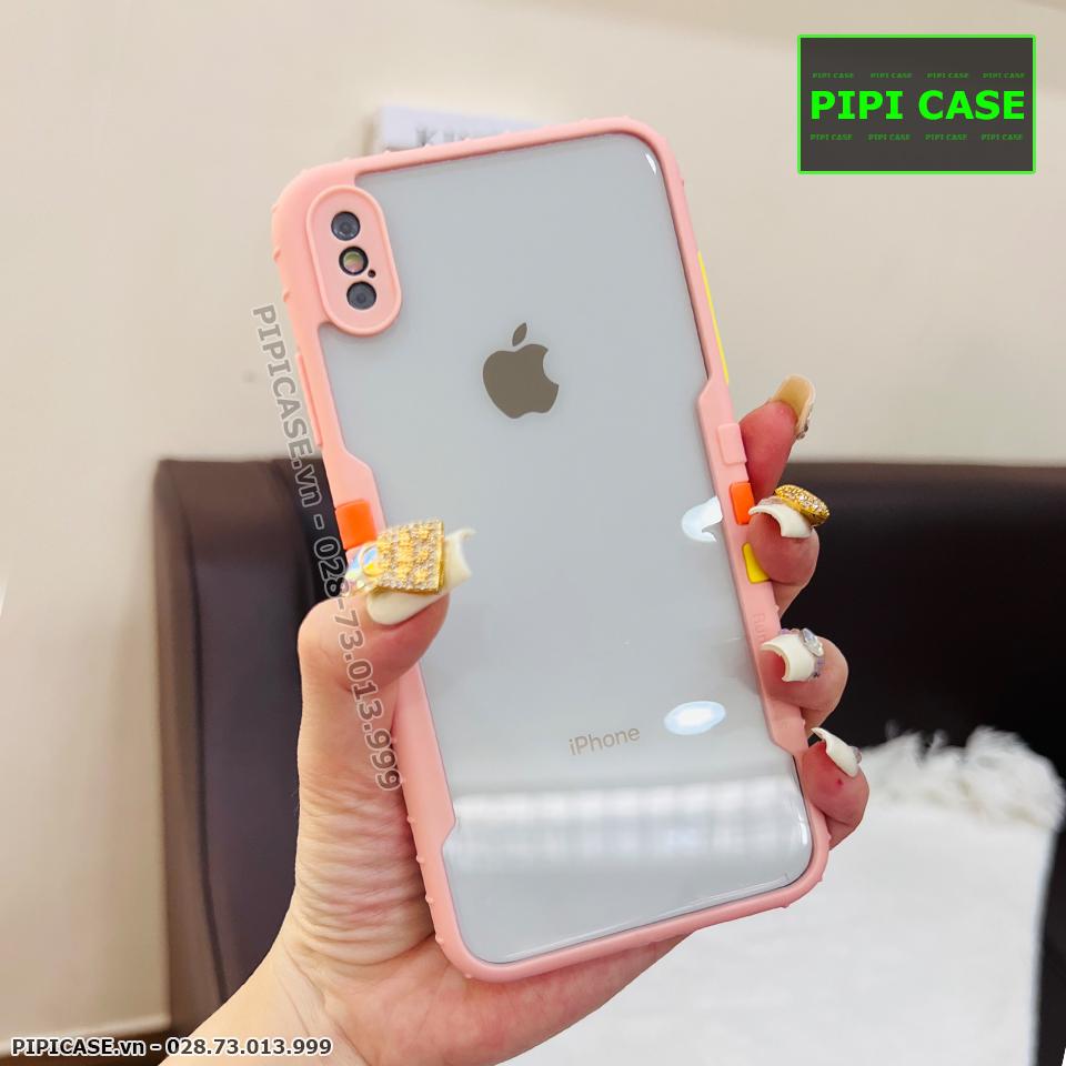Ốp Lưng iPhone X / XS - Running Man - Hồng