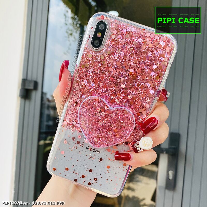 Ốp Lưng iPhone X / XS - Super Star - Hồng
