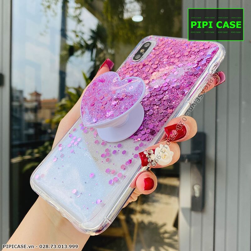 Ốp Lưng iPhone XS Max - Super Star - Tím