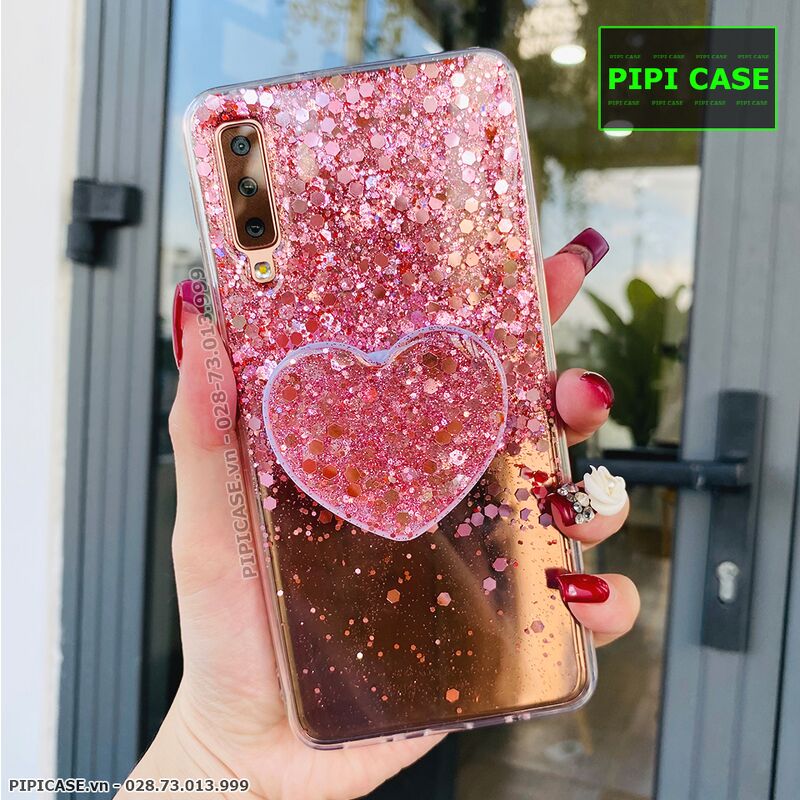 Ốp Lưng Samsung A7 2018 - Super Star - Hồng