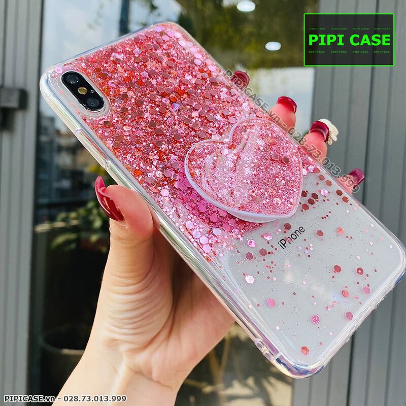 Ốp Lưng iPhone X / XS - Super Star - Hồng