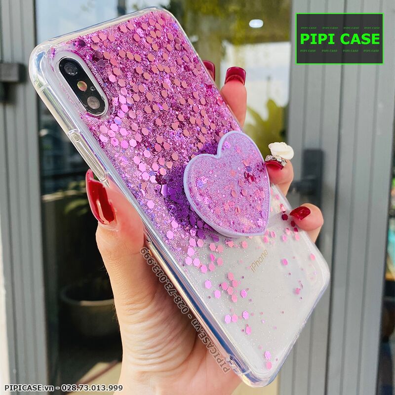 Ốp Lưng iPhone XS Max - Super Star - Tím