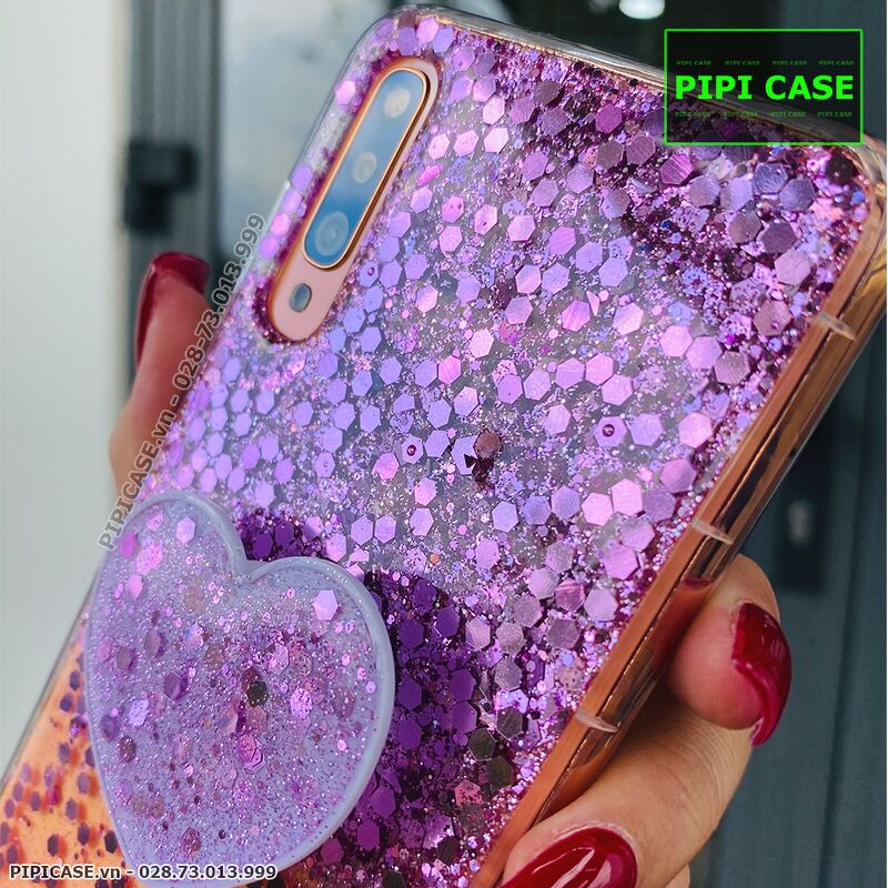 Ốp Lưng Samsung A70 - Super Star - Tím