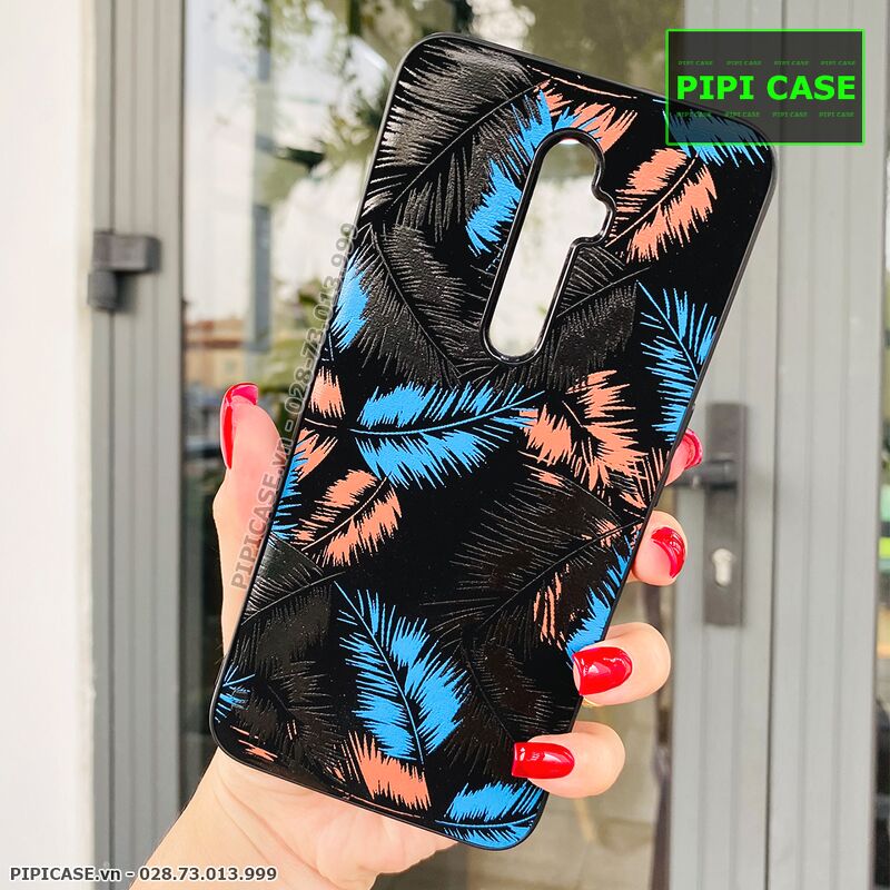 Ốp Lưng Oppo Reno 2F - Feathers - Xanh Dương