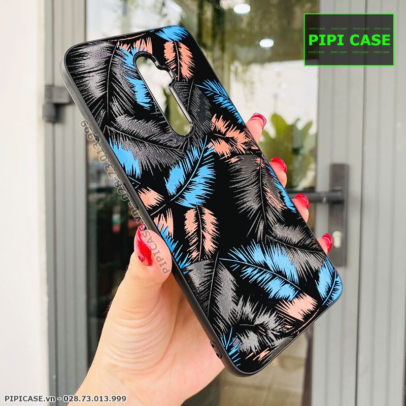 Ốp Lưng Oppo Reno 2F - Feathers - Xanh Dương
