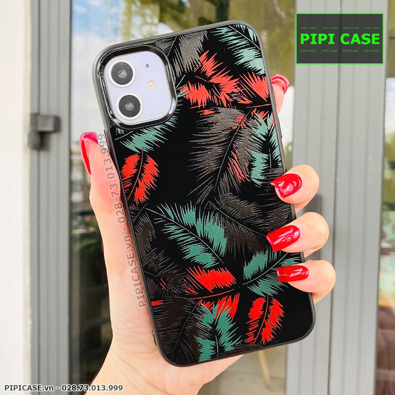 Ốp Lưng iPhone 11 - Feathers - Đỏ