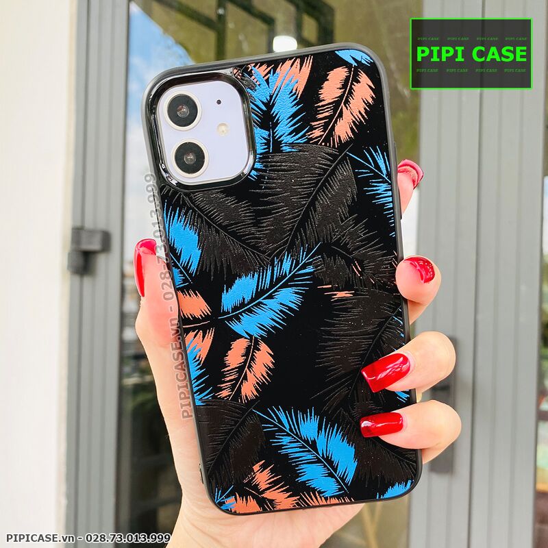 Ốp Lưng iPhone 11 - Feathers - Xanh Dương