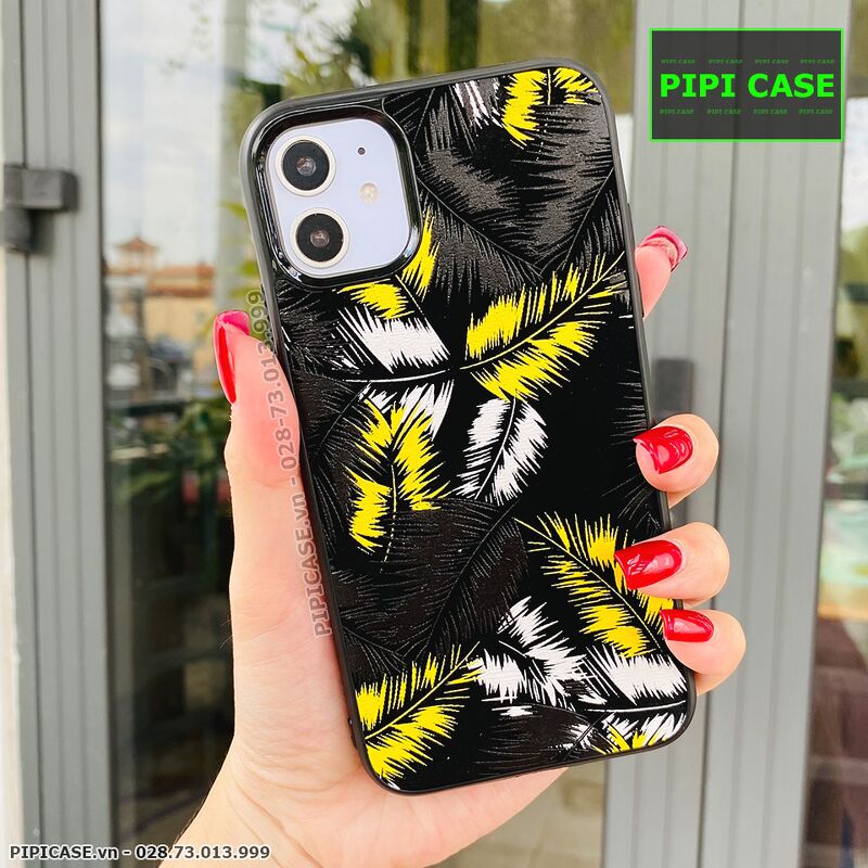 Ốp Lưng iPhone 11 - Feathers - Vàng