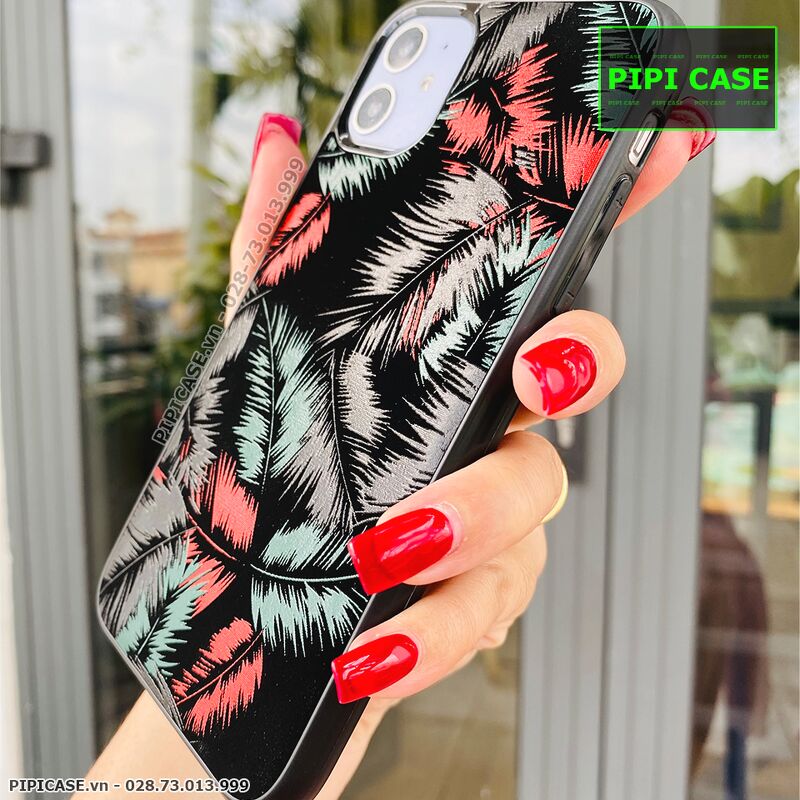 Ốp Lưng iPhone 11 - Feathers - Đỏ