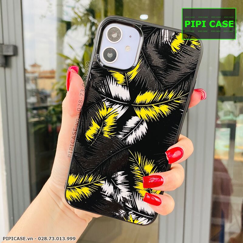 Ốp Lưng iPhone 11 - Feathers - Vàng