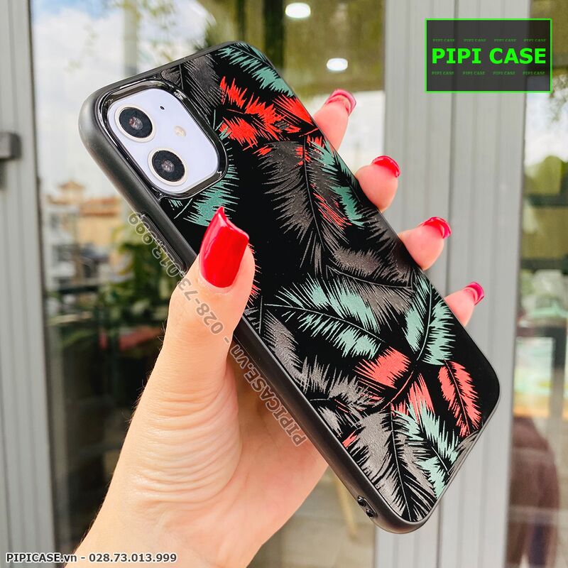 Ốp Lưng iPhone 11 - Feathers - Đỏ