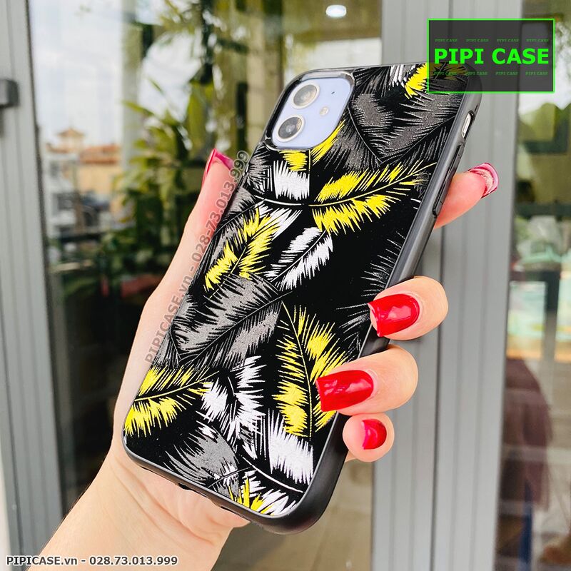 Ốp Lưng iPhone 11 - Feathers - Vàng