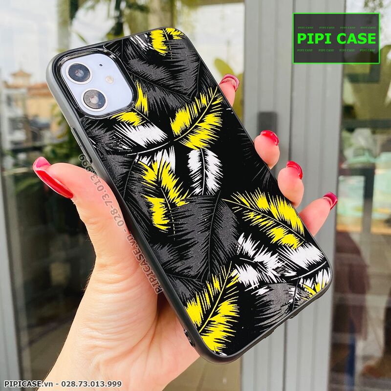 Ốp Lưng iPhone 11 - Feathers - Vàng