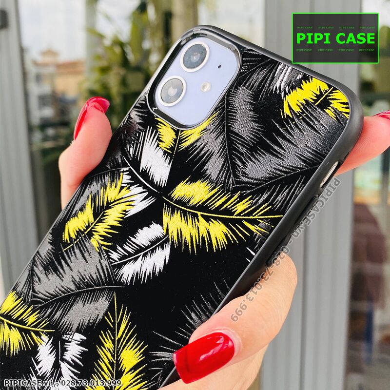 Ốp Lưng iPhone 11 - Feathers - Vàng