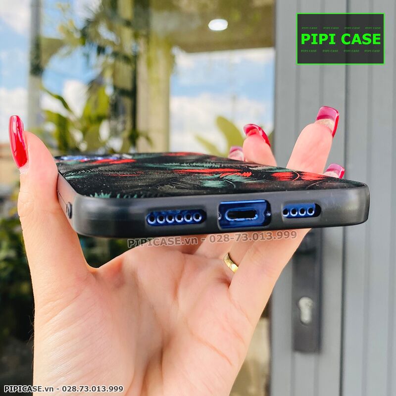 Ốp Lưng iPhone 12 Pro Max - Feathers - Đỏ
