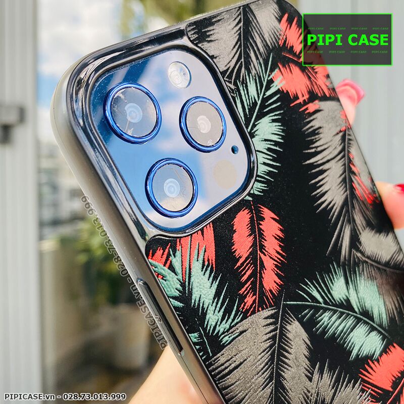 Ốp Lưng iPhone 12 Pro Max - Feathers - Đỏ
