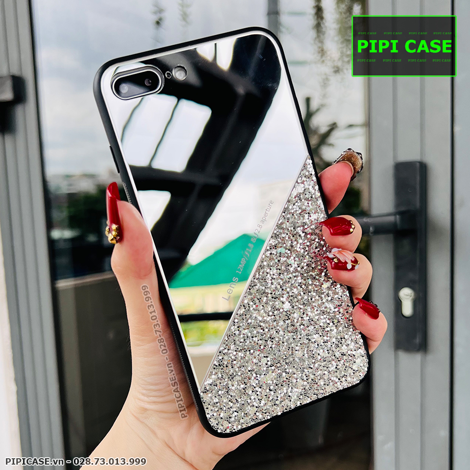 Ốp Lưng iPhone 7 Plus / 8 Plus - Super Diamond - Bạc