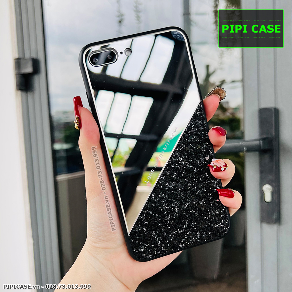 Ốp Lưng iPhone 7 Plus / 8 Plus - Super Diamond - Đen