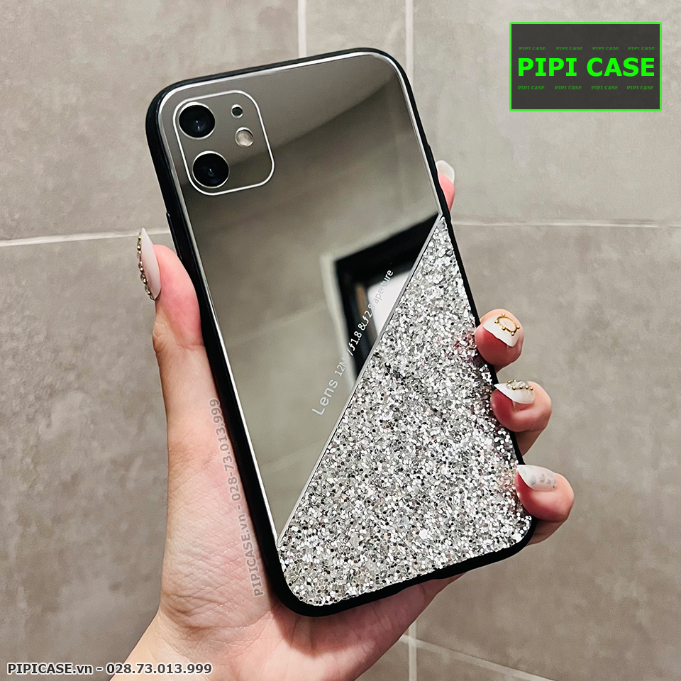 Ốp Lưng iPhone 11 - Super Diamond - Bạc