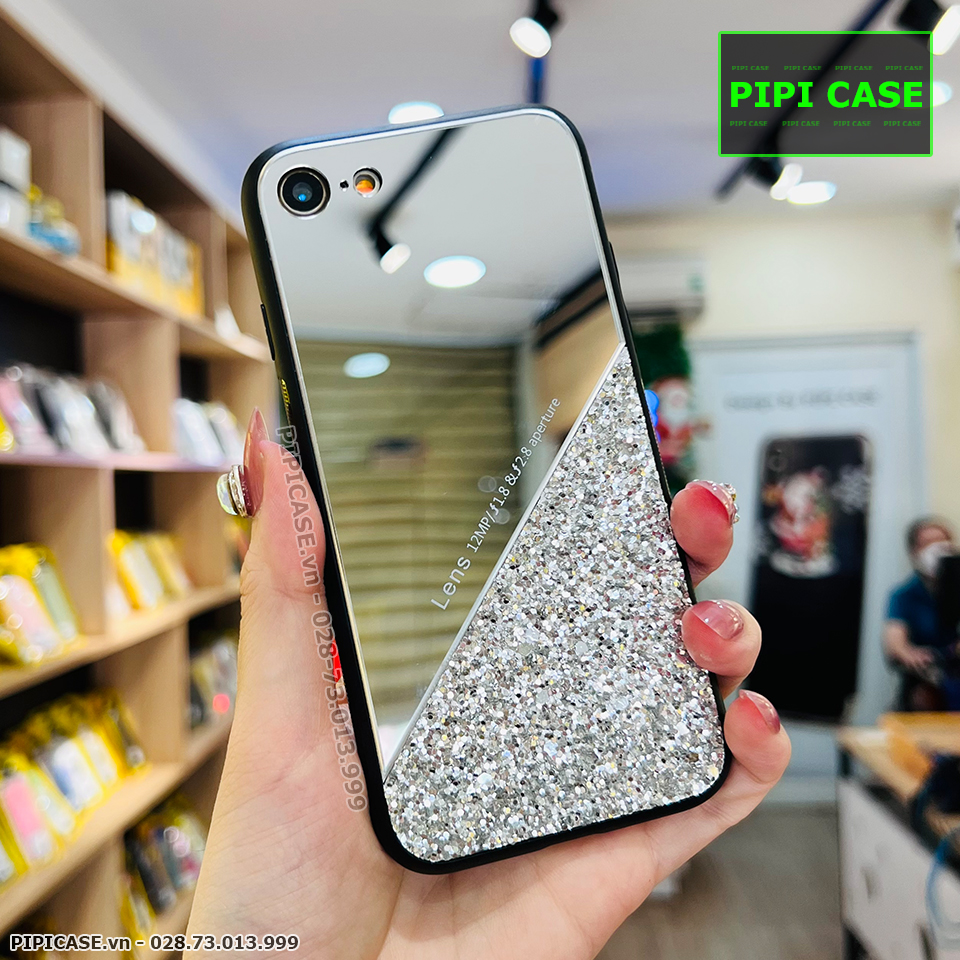 Ốp Lưng iPhone 7 / 8 - Super Diamond - Bạc